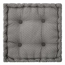 Atmosphera Šedý polštář na židli OTTO, 40x8 cm, bavlna EDAXO.CZ s.r.o.