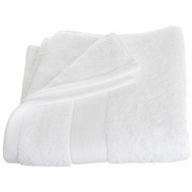 Atmosphera Ručník, bílý ručník, bavlněný ručník - bílá barva, 90 x 50 cm