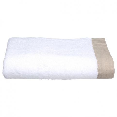 Emako Ručník, bílý ručník, bavlněný ručník - bílá barva, 90 x 50 cm - EMAKO.CZ s.r.o.