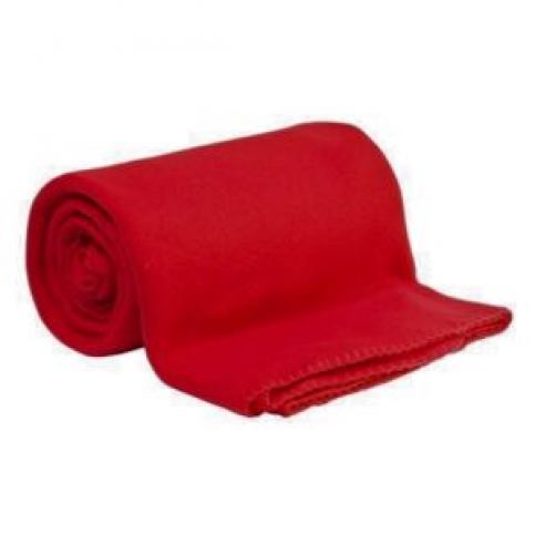 Fleecová deka červená Rozměr: 200 x 230 cm - Favi.cz