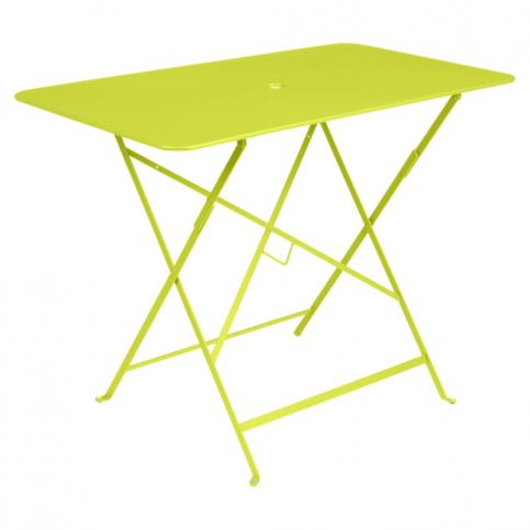 Světle zelený zahradní stolek Fermob Bistro, 97 x 57 cm - Bonami.cz