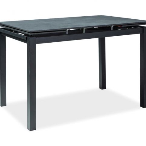 Jídelní stůl TORO, 76x70x110-170, černá - VÝPRODEJ Č. 1115-1116 - Expedo s.r.o.