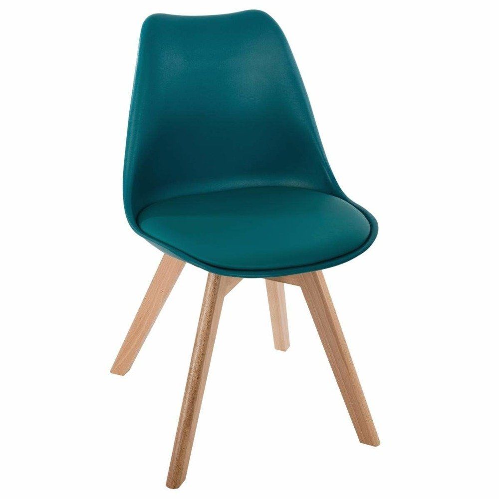 Atmosphera Polstrovaná jídelní židle s komfortním sedákem v barvě mořské zeleně - EMAKO.CZ s.r.o.