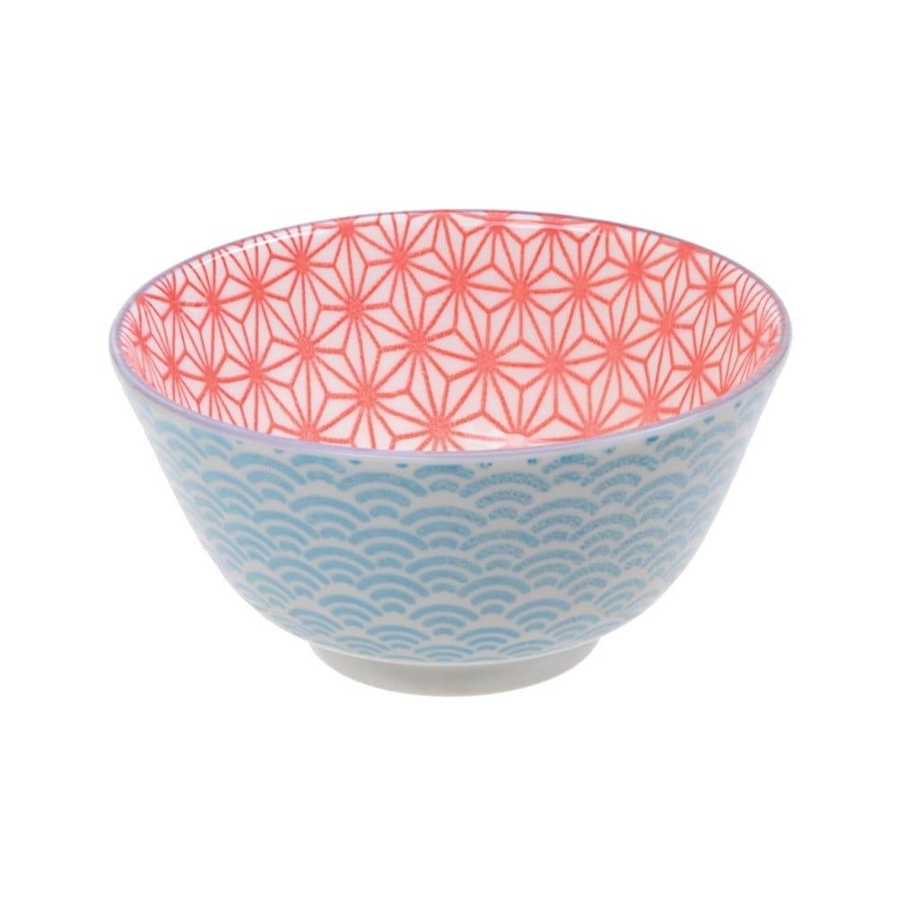 Modročervená porcelánová miska Tokyo Design Studio Star, ⌀ 12 cm - Bonami.cz