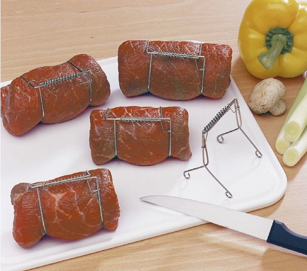Maximex Kuchyňské klipsy na maso spony 10 ks, nerezová ocel - EDAXO.CZ s.r.o.
