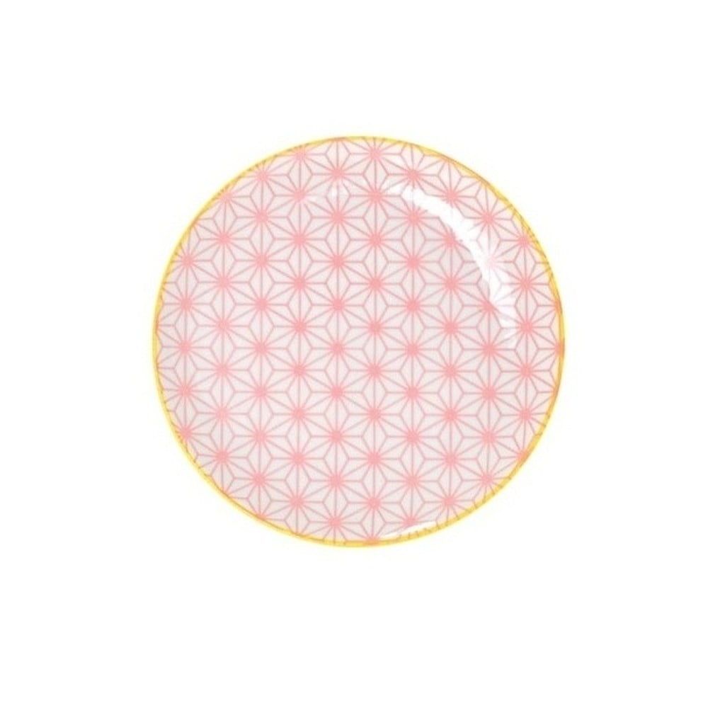 Malý růžový porcelánový talíř Tokyo Design Studio Star, ⌀ 16 cm - Bonami.cz
