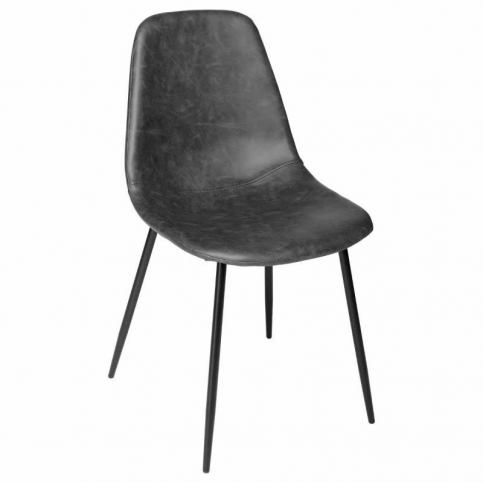 Emako Černá pohodlná židle ve skandinávském stylu - EMAKO.CZ s.r.o.
