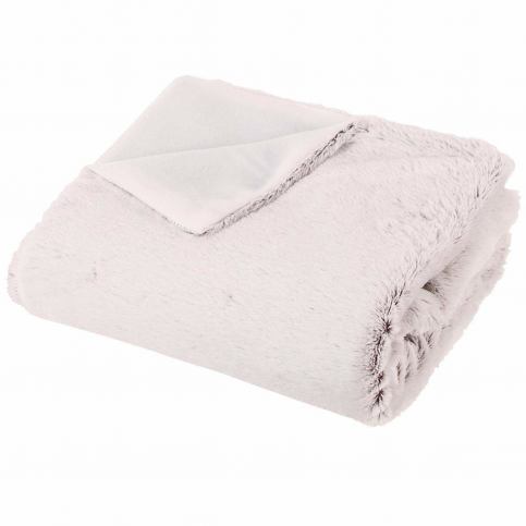 Emako Pléd na chladné dny, měkká a chlupatá deka v odstínu světle šedé, užitečný - EMAKO.CZ s.r.o.