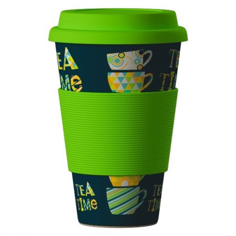 AREON Bamboo Cup 400ml - Time for Tea green - HARV.cz