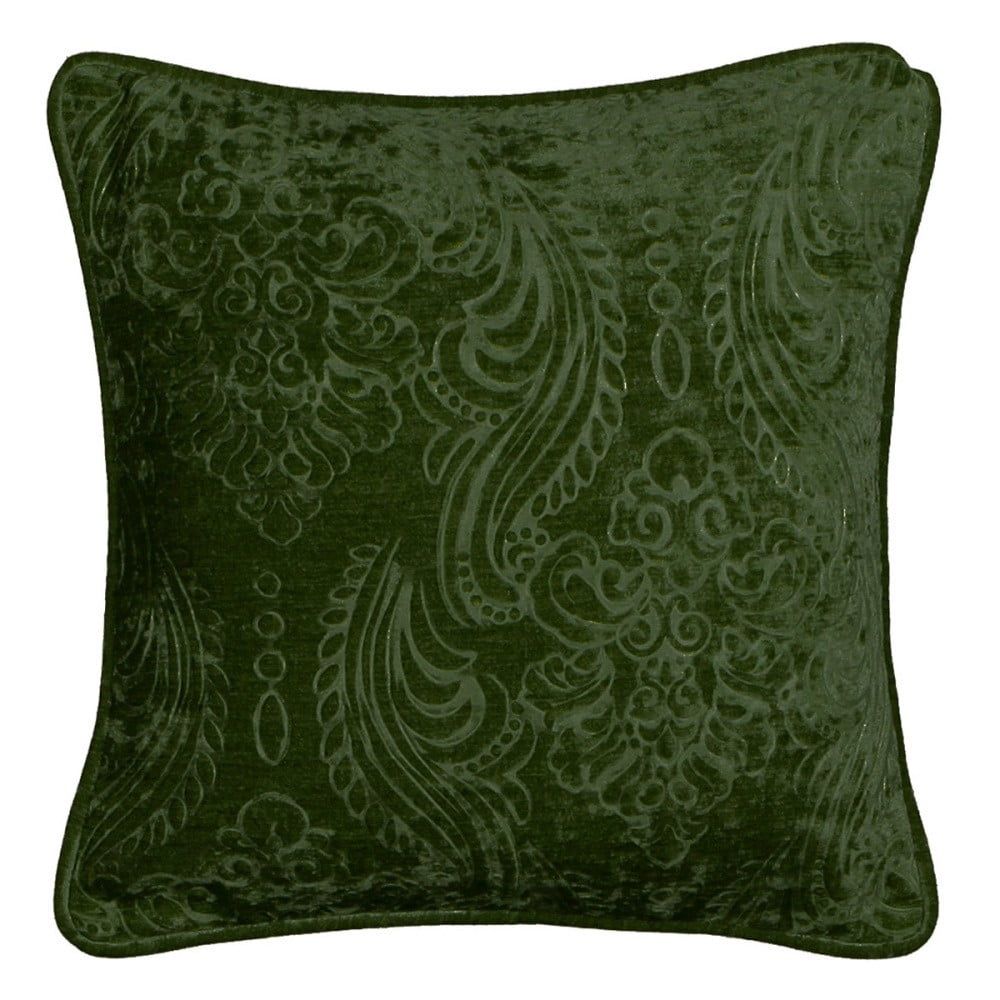 Tmavě zelený povlak na polštář Kate Louise Exclusive Ranejo, 45 x 45 cm - Bonami.cz