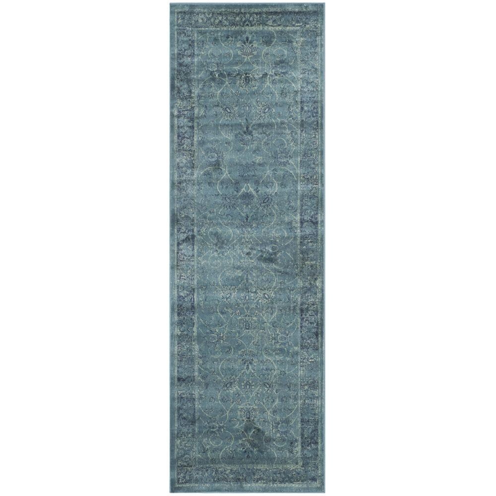 Běhoun z viskózy Safavieh Peri Vintage Blue, 243 x 66 cm - Bonami.cz