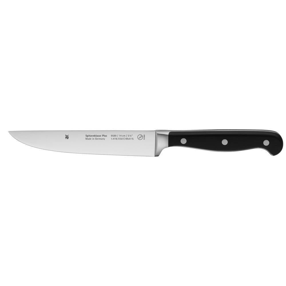 Nůž ze speciálně kované nerezové oceli WMF Spitzenklasse Plus, délka 14 cm - Chefshop.cz