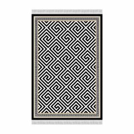 Tempo Kondela Koberec MOTIVE, 160x230 - černo-bílý vzor