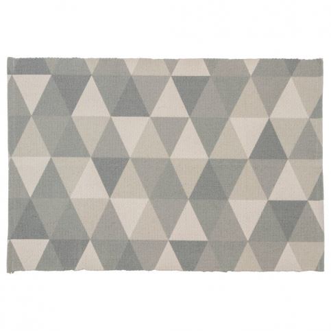 Emako Koberec z bavlny, polyesteru a viskózy, s jednoduchým úpletem s geometrickým vzorem - EMAKO.CZ s.r.o.