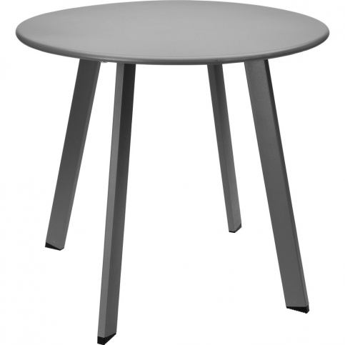 Emako Kovový stůl v šedém odstínu, dokonalý moderní konferenční stolek na balkóně - EMAKO.CZ s.r.o.