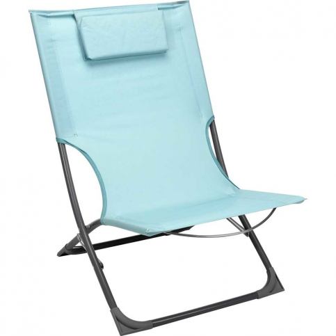 Emako Skládací zahradní židle v modré barvě, pohodlný křeslo na zahradu nebo terasu - EMAKO.CZ s.r.o.