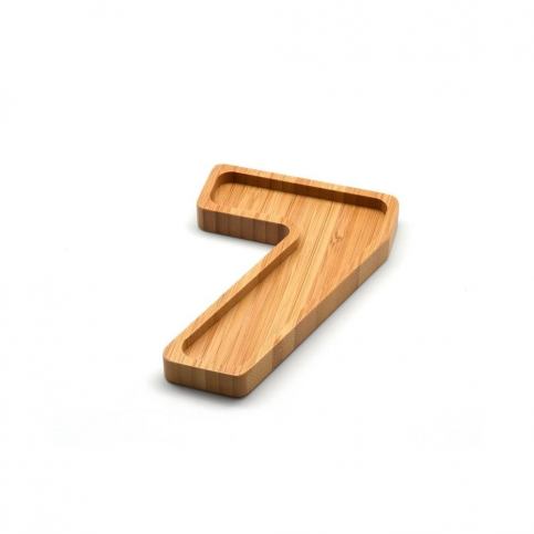 Bambusová miska na oříšky ve tvaru čísla 7 Bambum Numero - Bonami.cz