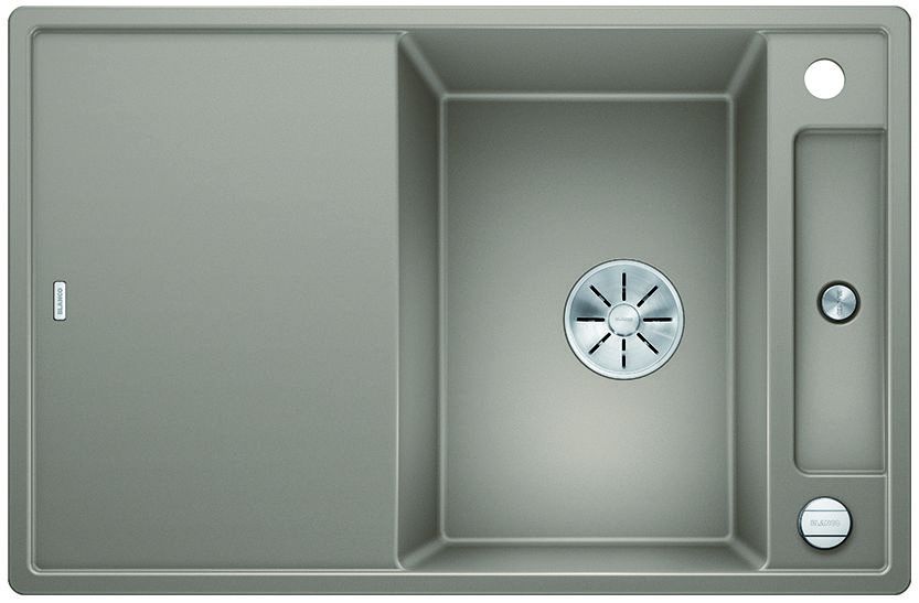 Granitový dřez Blanco AXIA III 45 S InFino tartufo + skleněná krájecí deska a excentr 523190 - LooMAH.cz