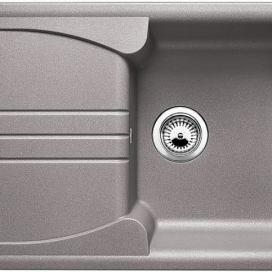 Granitový dřez Blanco ENOS 40 S Silgranit aluminium oboustranné provedení 513800