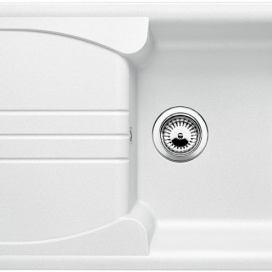 Granitový dřez Blanco ENOS 40 S Silgranit bílá oboustranné provedení 513801