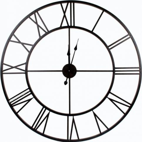 Danish Style Nástěnné hodiny Old Style, 100 cm, černá Barva: černá - M DUM.cz