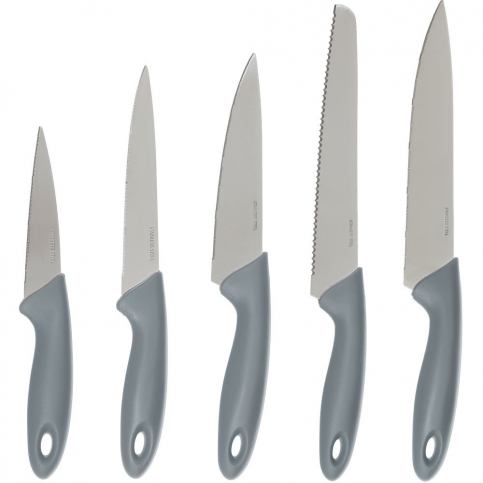 Emako Sada pěti nožů různých rozměrů s ocelovou čepelí a ergonomickou rukojetí - EMAKO.CZ s.r.o.