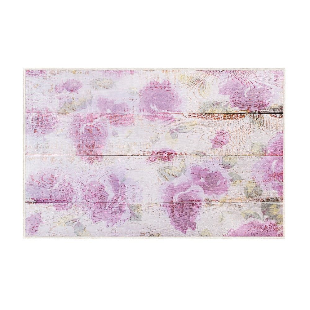 Růžový koberec Oyo home Romantic, 100 x 140 cm - Bonami.cz