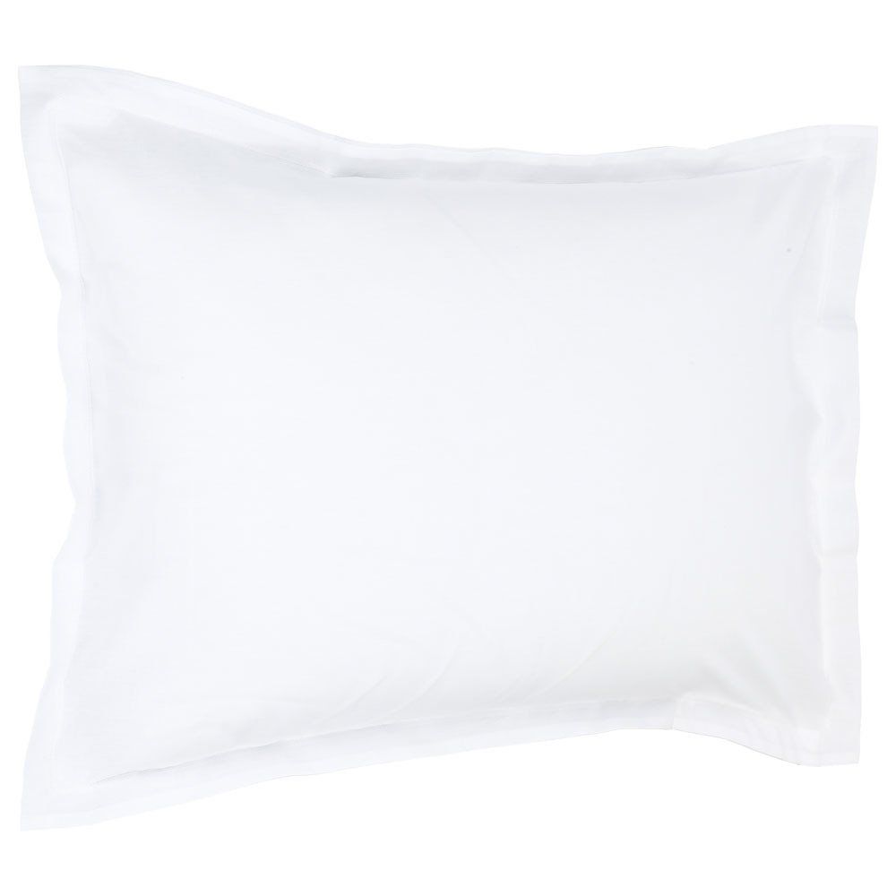 Emako Elegantní bílý povlak na polštář ze 100% bavlny, 70x50 cm - EMAKO.CZ s.r.o.