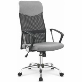 HALMAR Kancelářská židle Reva šedá