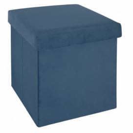 Atmosphera Sedák s úložným prostorem, modrý sedák s prostorem pro uchovávání