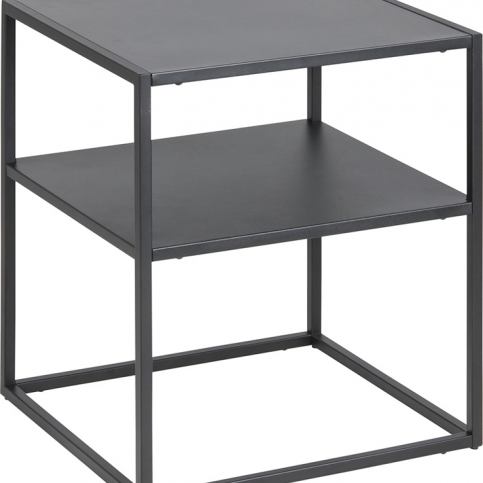 Design Scandinavia Noční stolek kovový Lyfte, 45 cm, černá Barva: černá - M DUM.cz
