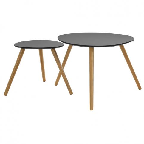 Atmosphera Créateur d\'intérieur Kulatý kávový stolek na třech nohách, stolek na kávu, - EMAKO.CZ s.r.o.