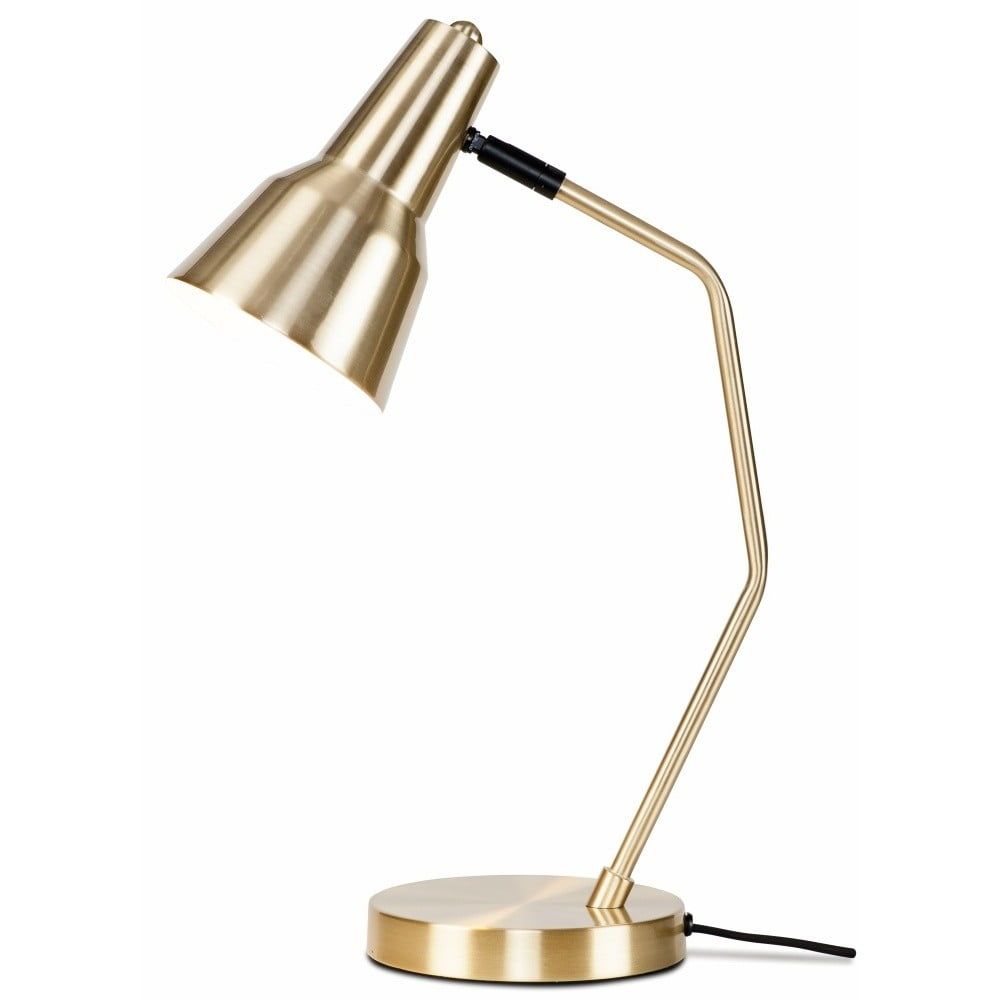 Stolní lampa s kovovým stínidlem ve zlaté barvě (výška 44 cm) Valencia – it\'s about RoMi - Bonami.cz