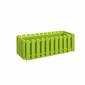 Hráškově zelený truhlík Gardenico Fency System, délka 46,7 cm