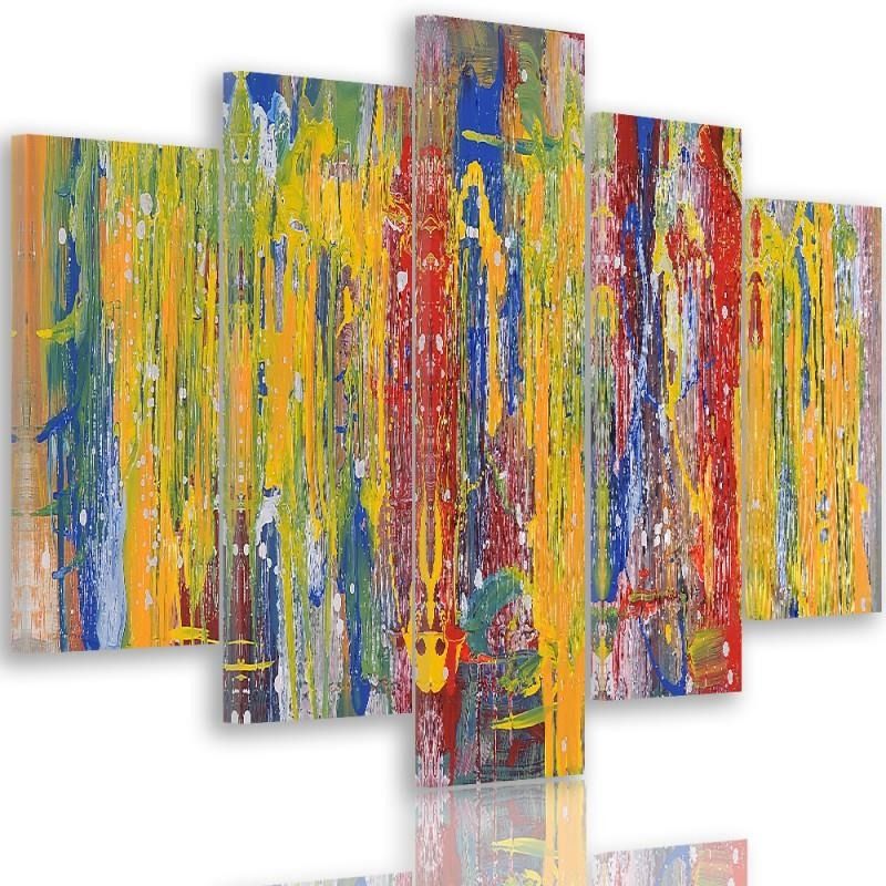 CARO Obraz na plátně - Paint - Abstraction 150x100 cm - GLIX DECO s.r.o.