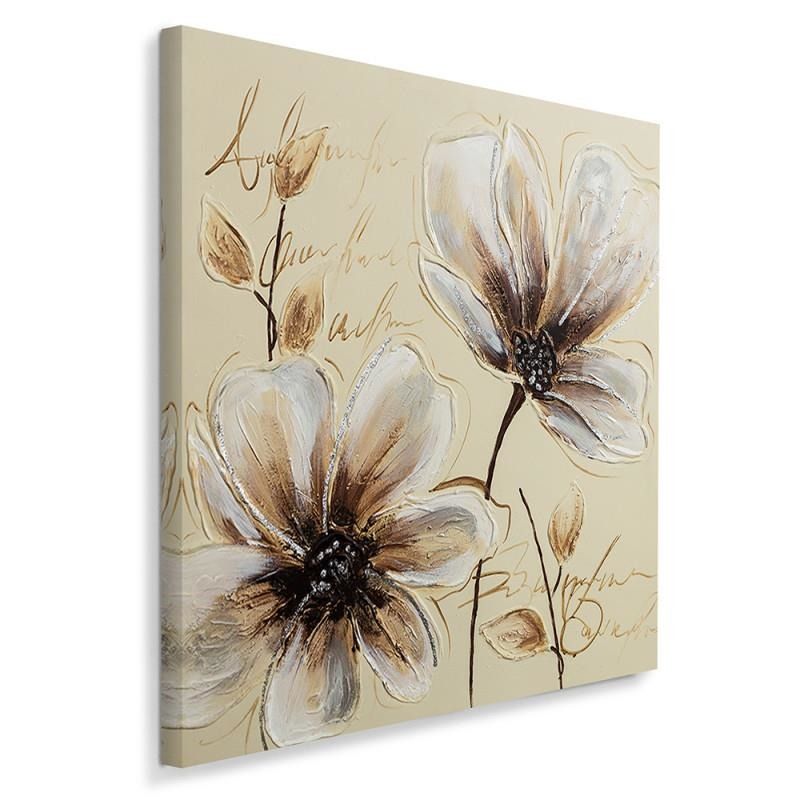 CARO Obraz na plátně - Flowers 7 20x20 cm - GLIX DECO s.r.o.
