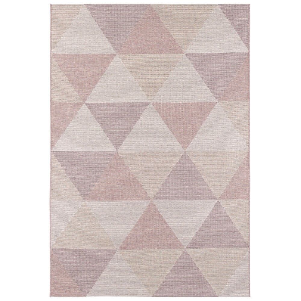 Růžový koberec vhodný i na ven Elle Decor Secret Sevres, 80 x 150 cm - Bonami.cz