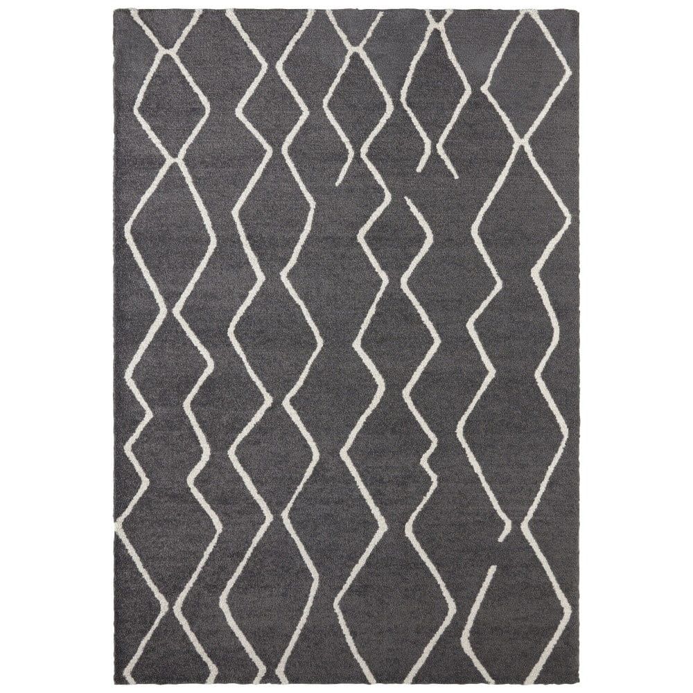 Tmavě šedý koberec Elle Decor Glow Vienne, 80 x 150 cm - Bonami.cz