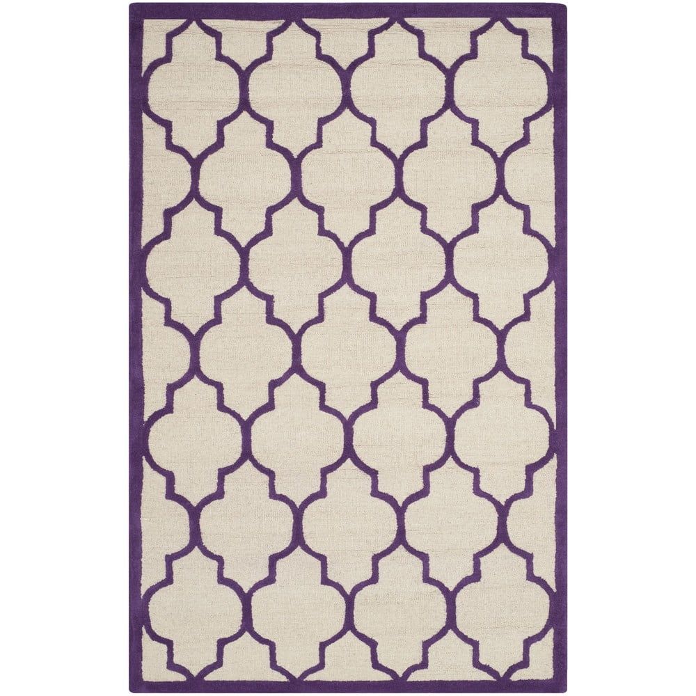 Vlněný koberec Safavieh Everly Violet, 243 x 152 cm - Bonami.cz