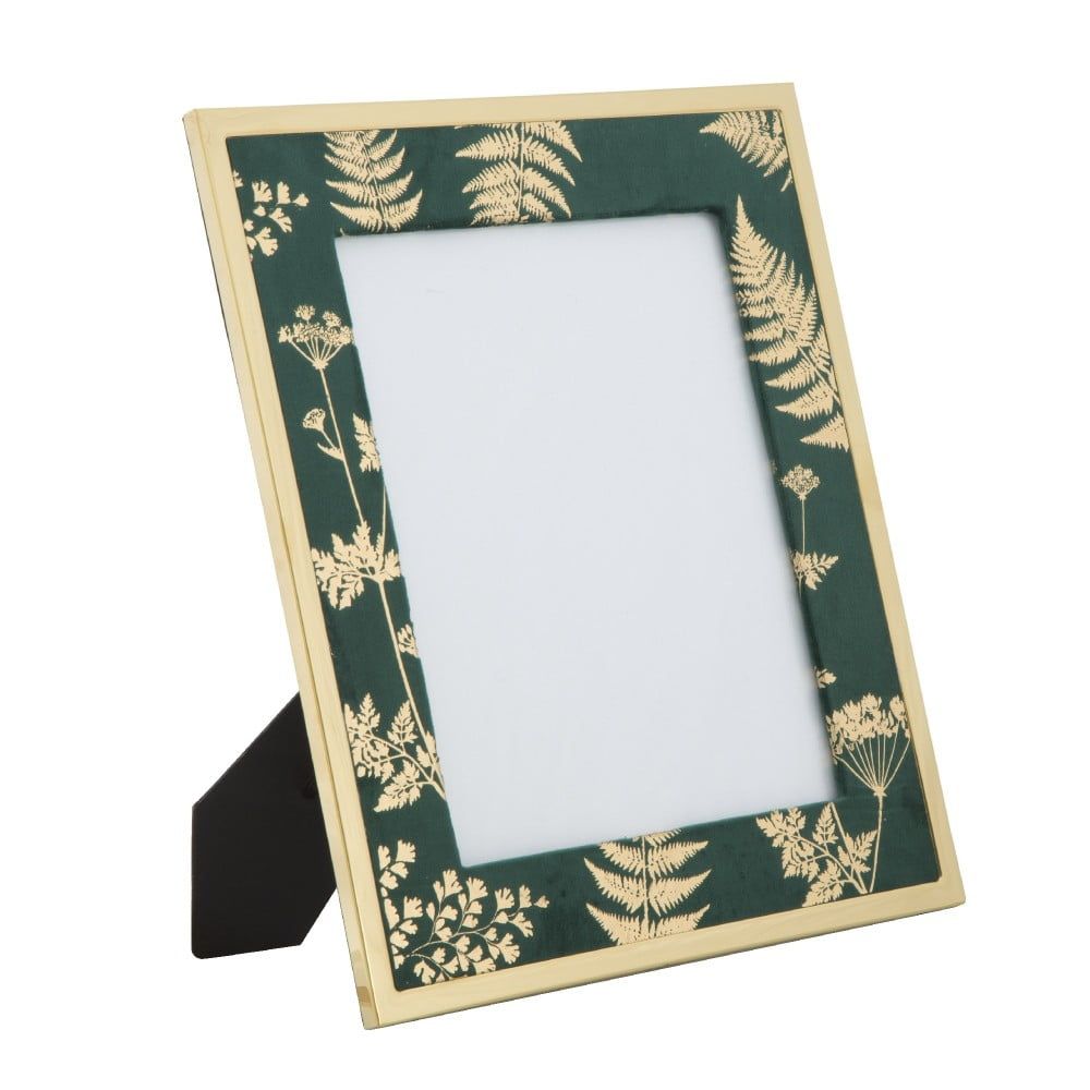 Zeleno-zlatý stolní fotorámeček Mauro Ferretti Glam, 20 x 25 cm - Bonami.cz