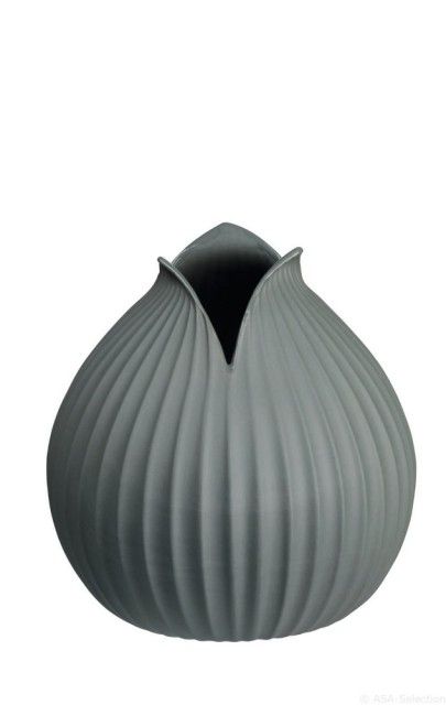 Váza 18 cm YOKO ASA Selection - šedá - Homein.cz
