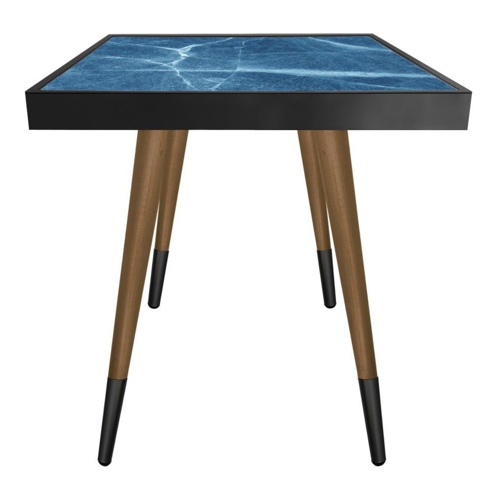 Příruční stolek Caresso Blue Marble Square, 45 x 45 cm - Bonami.cz