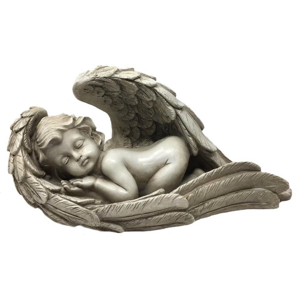 Soška Andělíček spící v křídlech - Velký Košík
