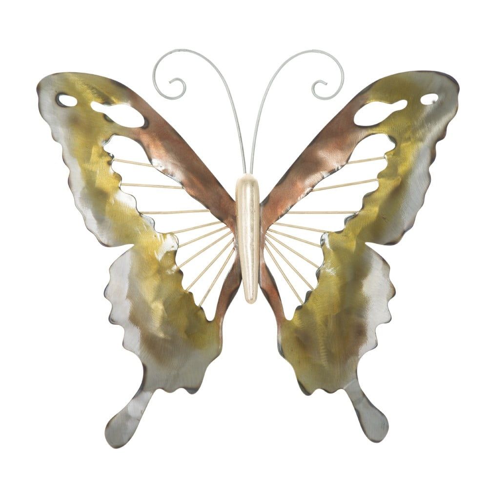 Nástěnná dekorace Mauro Ferretti Butterfly, 35 x 30,5 cm - Bonami.cz