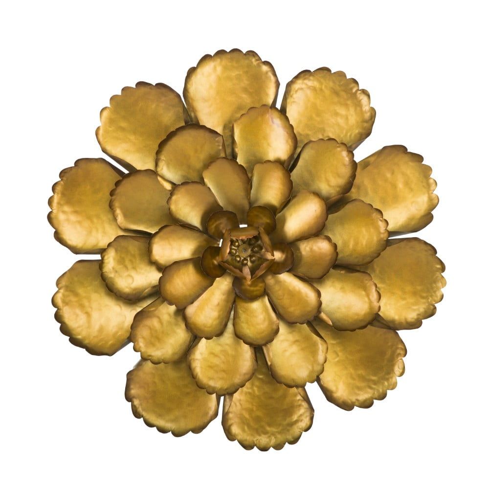 Zlatá nástěnná dekorace Mauro Ferretti Cataldi, 64x64x5,5 cm - Bonami.cz