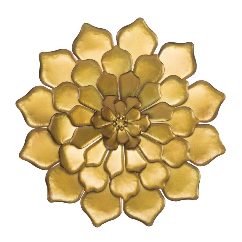 Nástěnná dekorace ve zlaté barvě Mauro Ferretti Goldie, ø 62,5 cm - Bonami.cz
