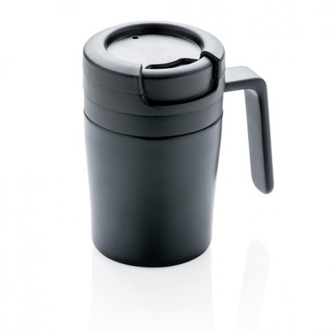 Černý termohrnek s ouškem XD Design Coffee to Go, 160 ml - Bonami.cz