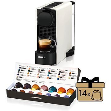 Kapslový kávovar Nespresso Essenza Plus Krups XN510110 bílý - alza.cz