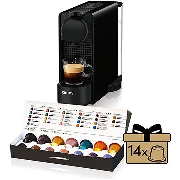 Kapslový kávovar Krups Nespresso Essenza Plus XN510810 černý - alza.cz