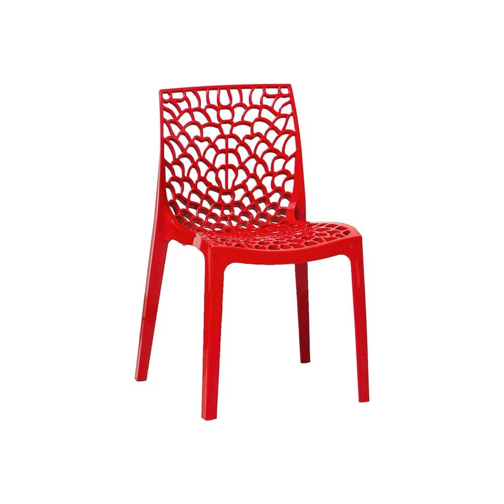 Sada 2 červených jídelních židlí Evergreen House Faux - Bonami.cz